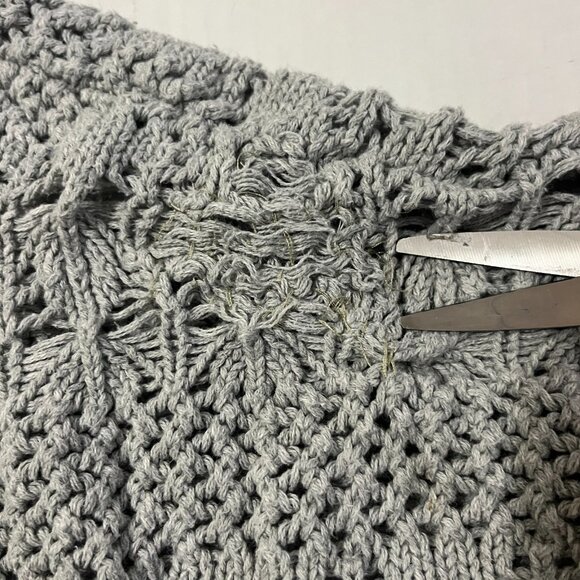 Aeropostale Womens Crochet knit Cardigan Sz Small Cottage Grandma Boho Festival - Picture 7 of 9